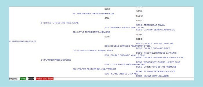 Planted Pines Mischief 5 generation ADGA pedigree